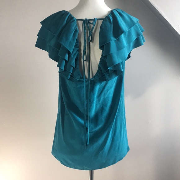 Club Monaco Ruffle Blouse - Picture 3 of 5